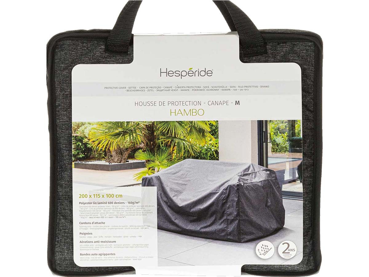 Housse De Protection Pour Canapé Hambo - Taille S 175x175x90 Cm - Polyester Résistant Housse Canapé