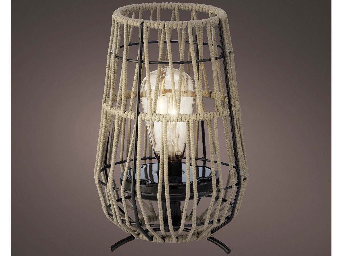 Lanterne extérieure solaire décorative Ø 18 x 27,5 cm - Jardideco