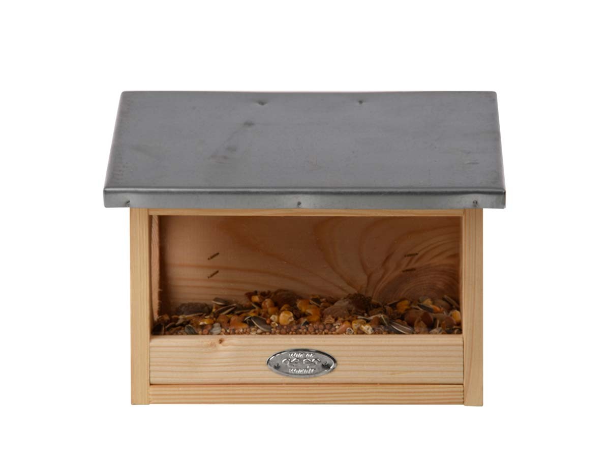 Mangeoire Pour écureuil Toit Zinc