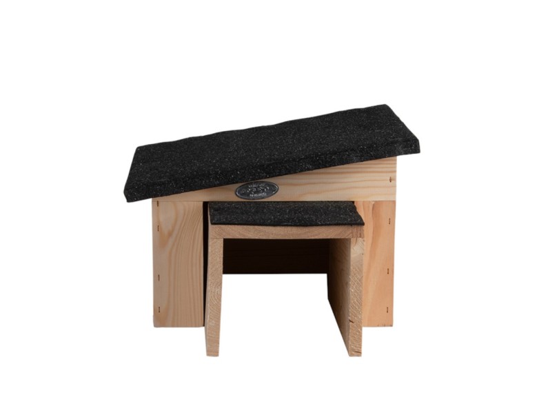 Wildnest Maison Pour Hérissons XXL Avec Anti-rat - 58x42x32cm, Fabrication Allemande écologique
