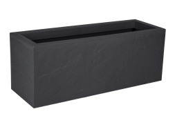 KADAX Jardinière Rectangulaire 60 cm, Balconnière en Plastique Aspect KADAX Jardinière Rectangulaire 60 cm, Balconnière en Plastique Aspect