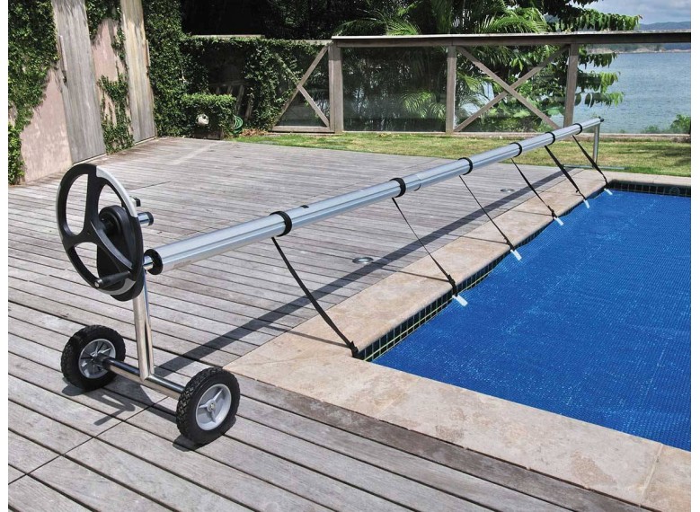 Enrouleur de bache à bulle pour piscine hors sol Intex / Ubbink