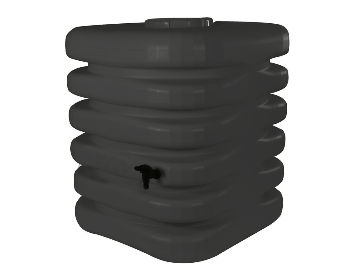 Récupérateur eau de pluie Cunique 1000L + Kit raccord chéneau