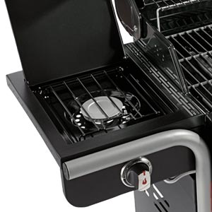 Char-Broil Gas2Coal 210 Barbecue à Gaz Hybride Noir 140924 - Électroménager